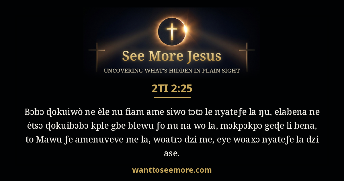 2 Timothy 2:25