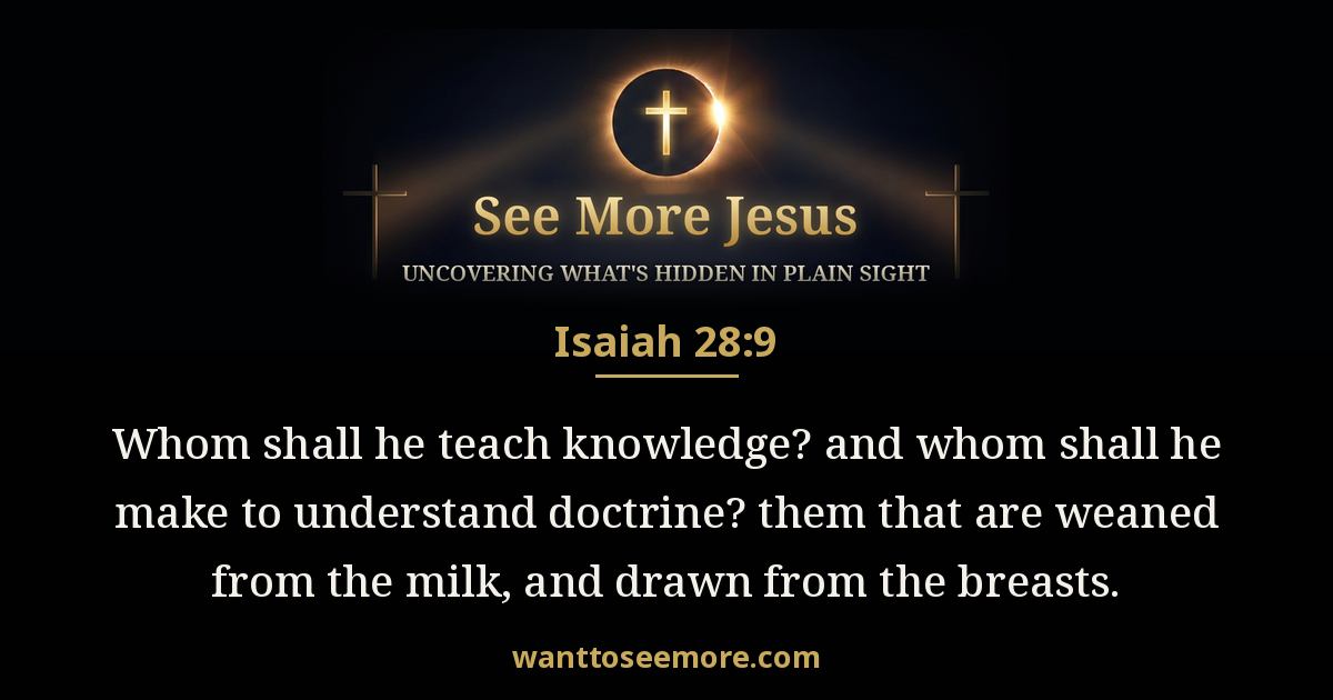 Isaiah 28:9