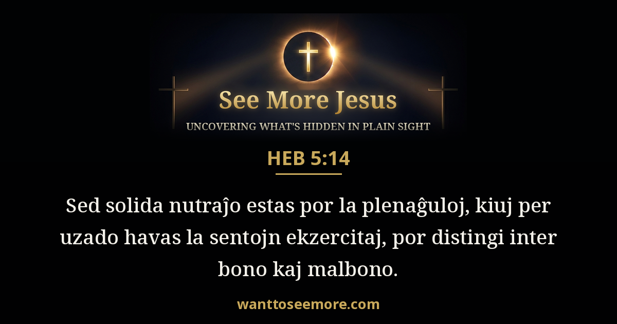Hebrews 5:14