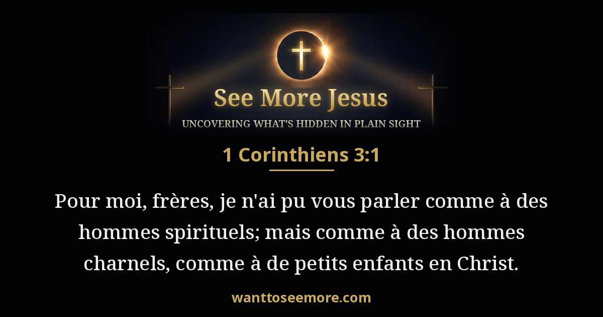 1 Corinthians 3:1