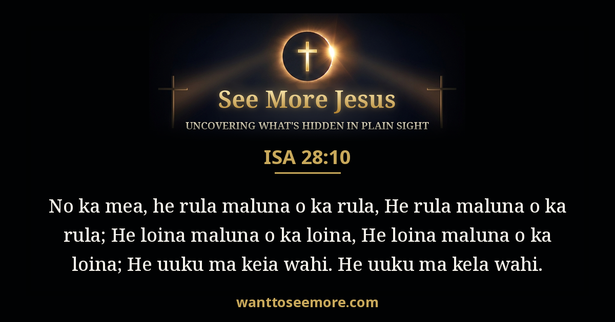 Isaiah 28:10