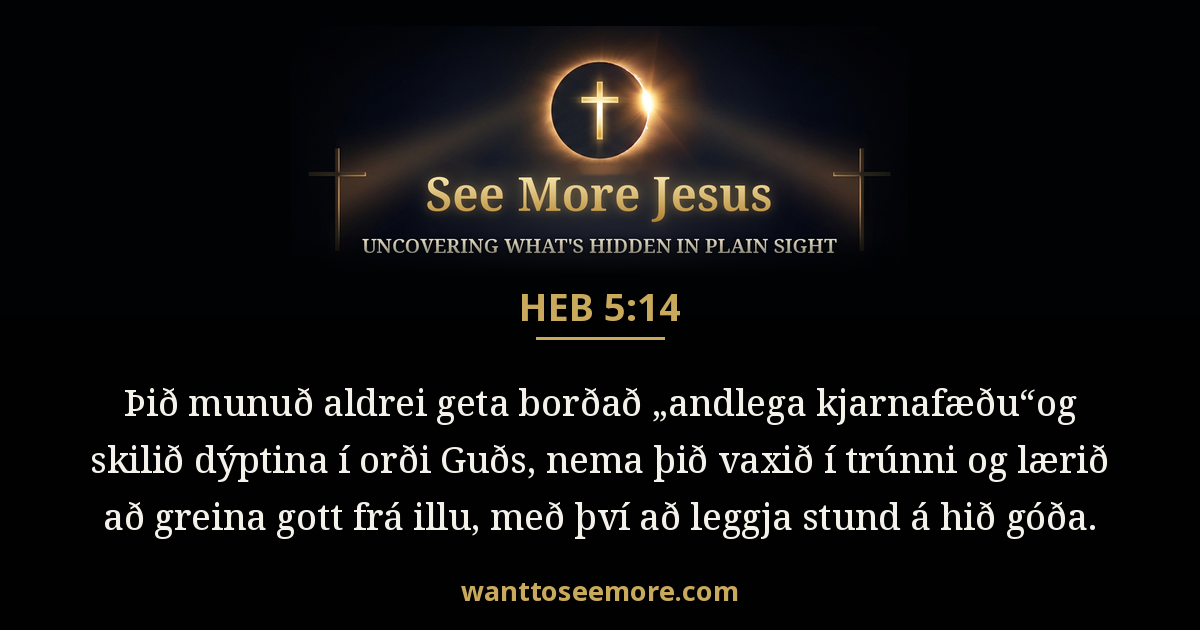 Hebrews 5:14