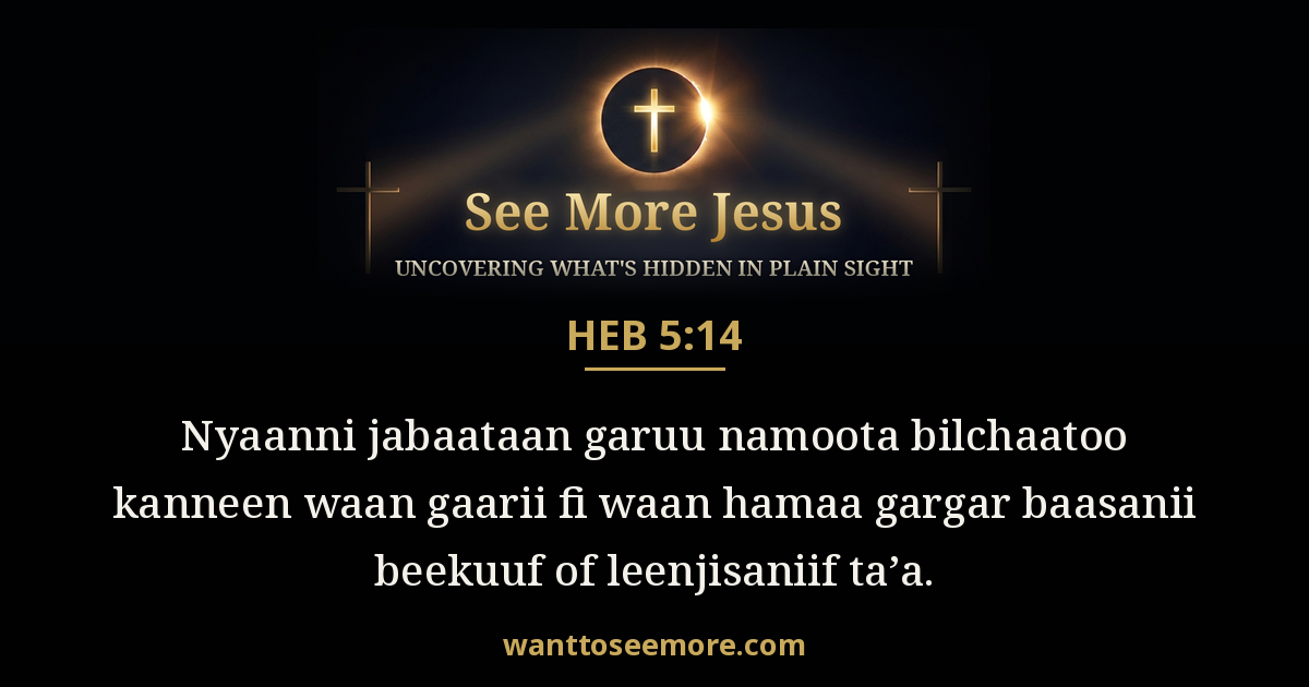 Hebrews 5:14