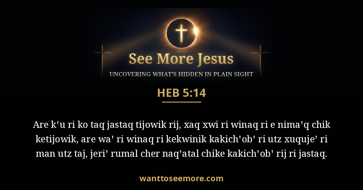 Hebrews 5:14