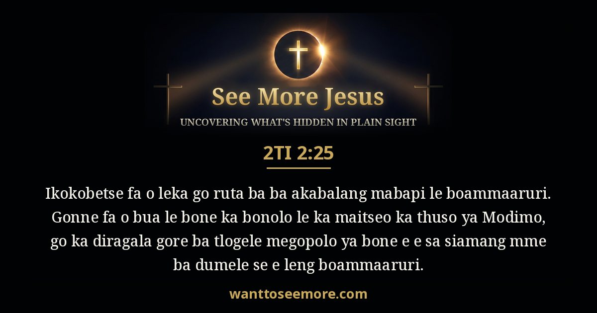 2 Timothy 2:25