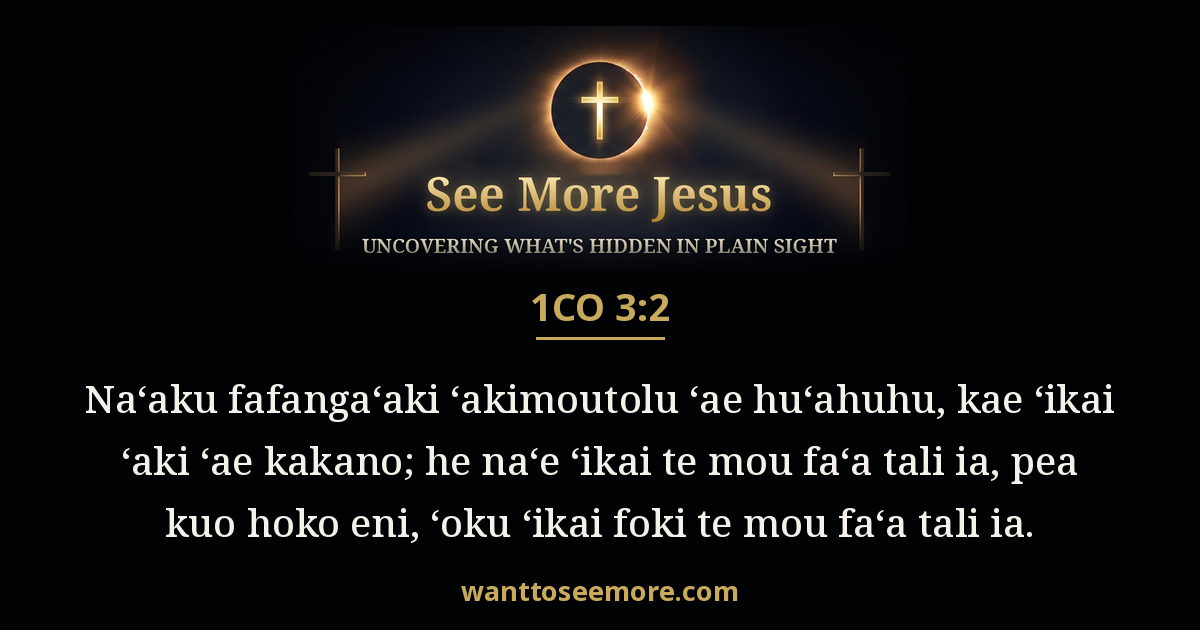 1 Corinthians 3:2