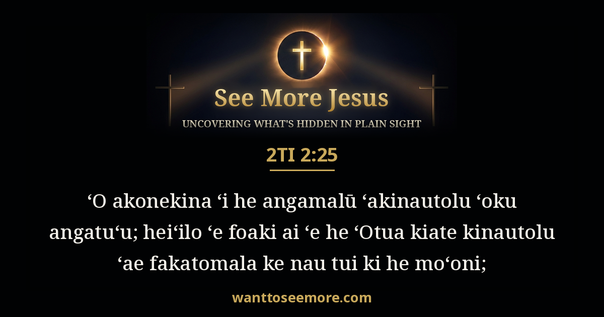 2 Timothy 2:25