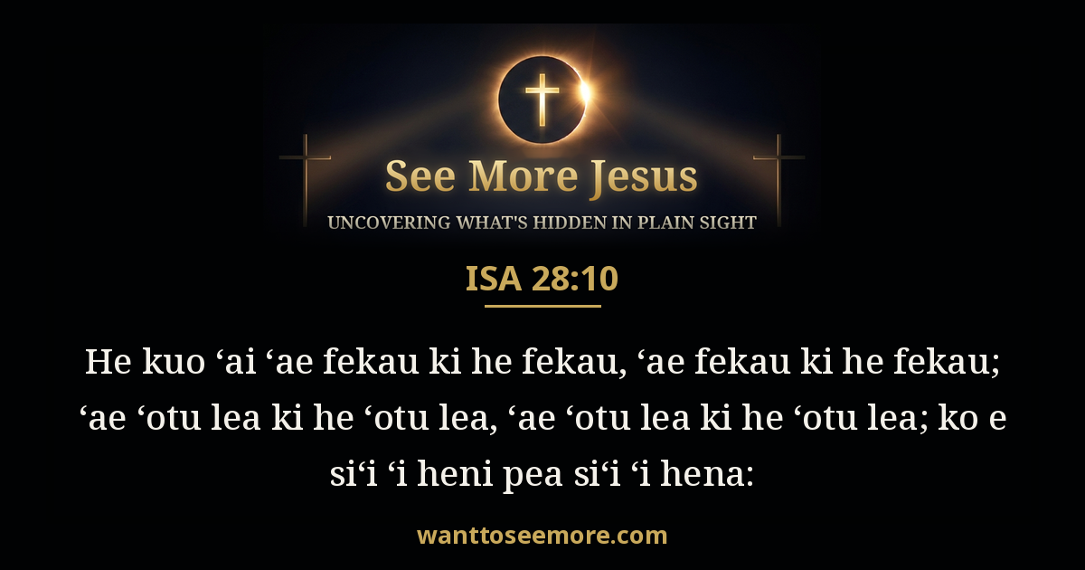 Isaiah 28:10
