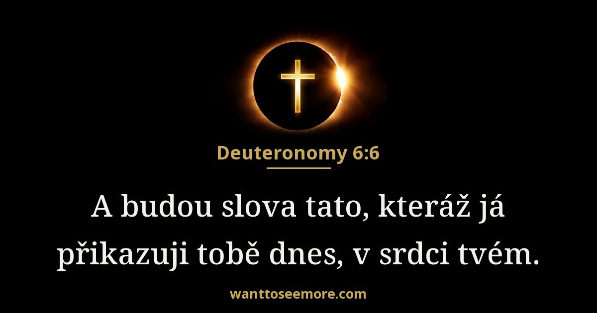 Deuteronomy 6:6
