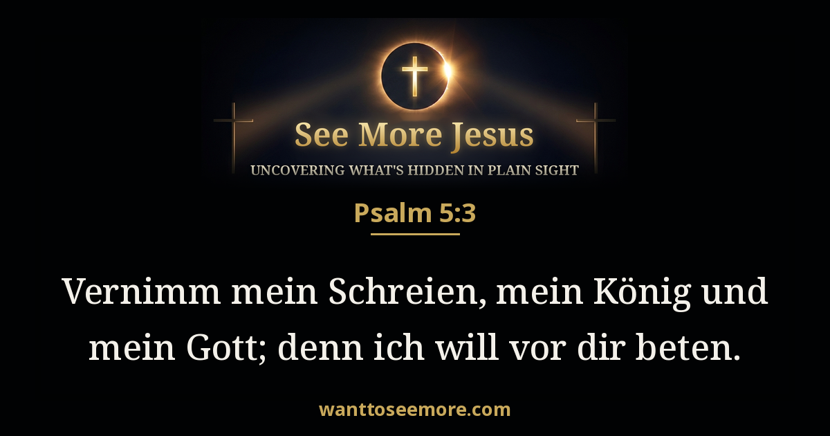 Psalms 5:3