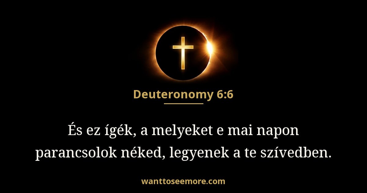 Deuteronomy 6:6