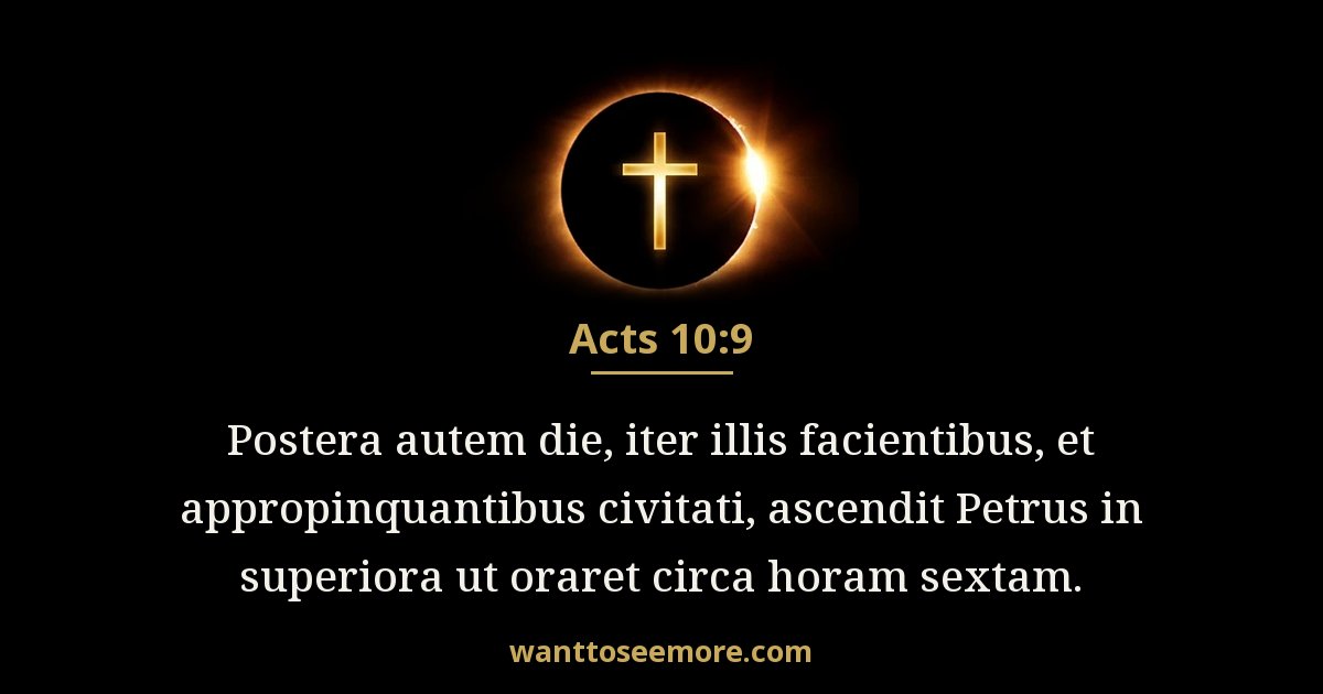 Acts 10:9