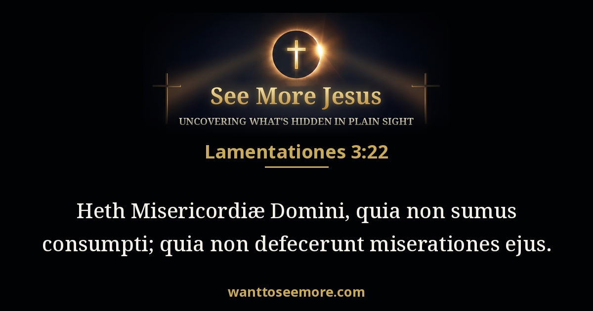 Lamentations 3:22