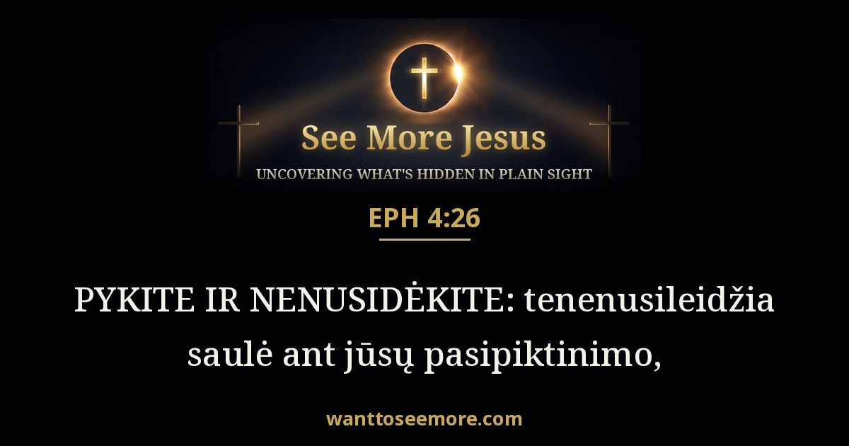 Ephesians 4:26