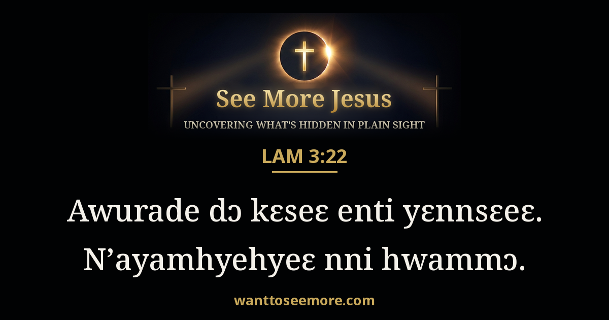 Lamentations 3:22