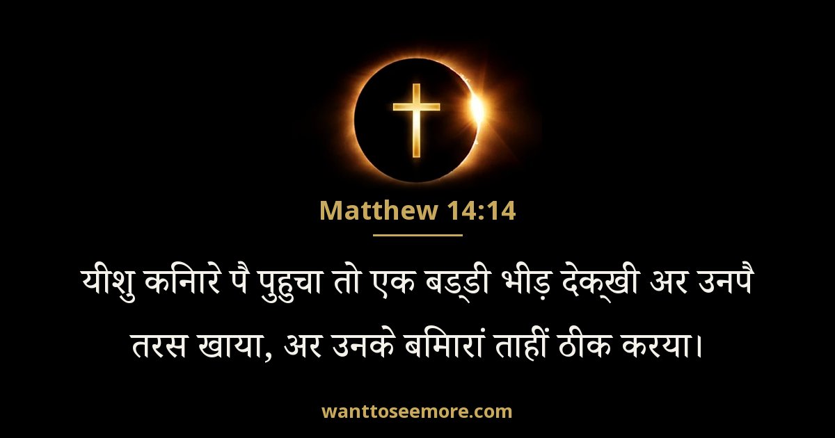 Matthew 14:14