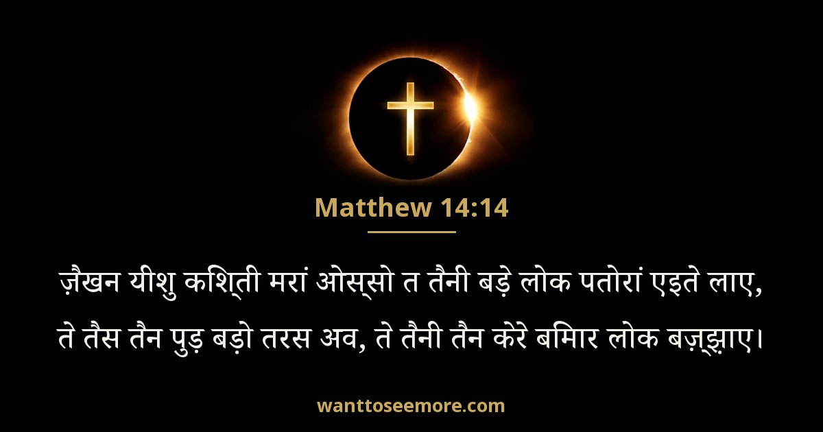Matthew 14:14