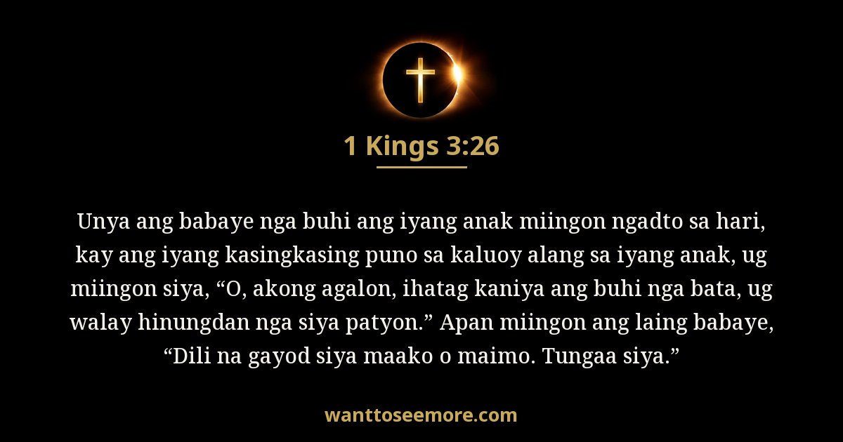 1 Kings 3:26