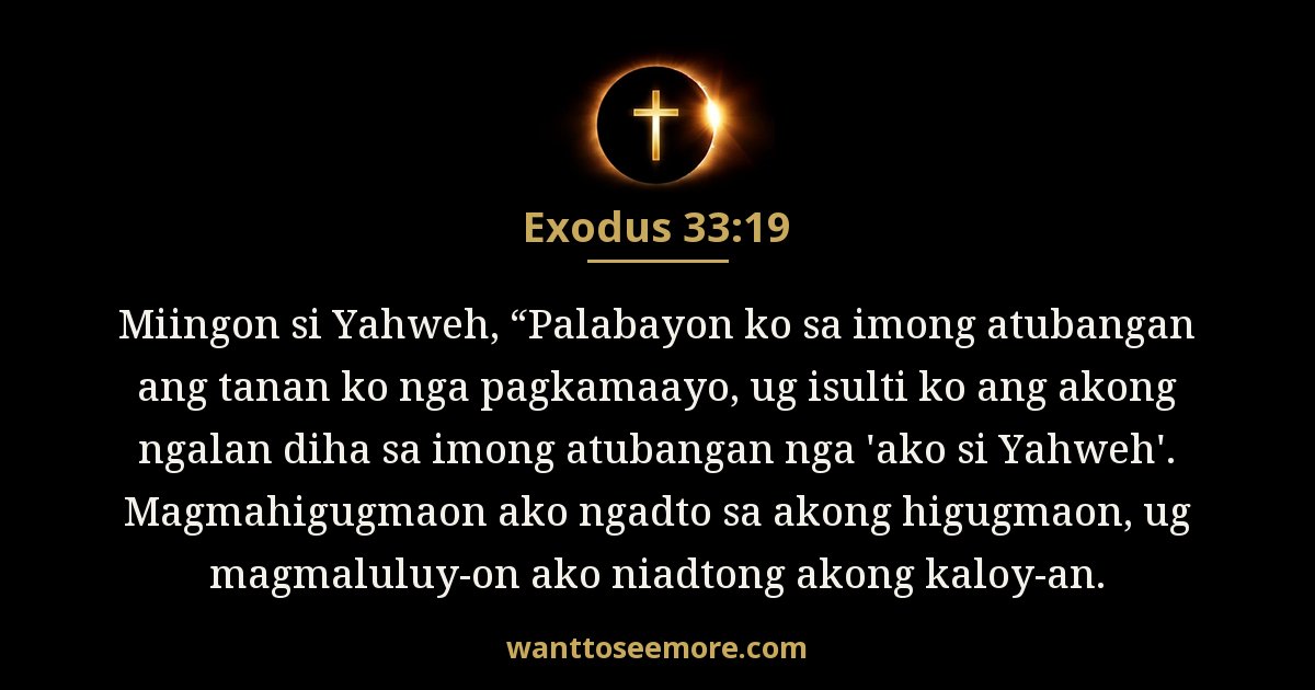 Exodus 33:19