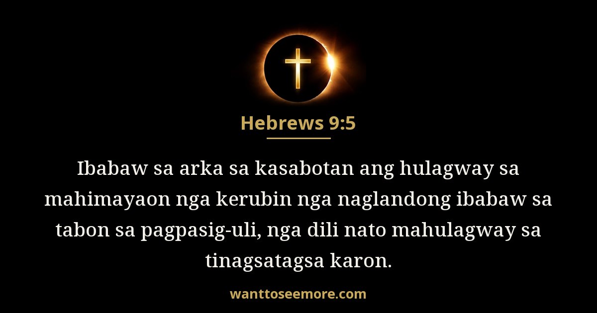 Hebrews 9:5