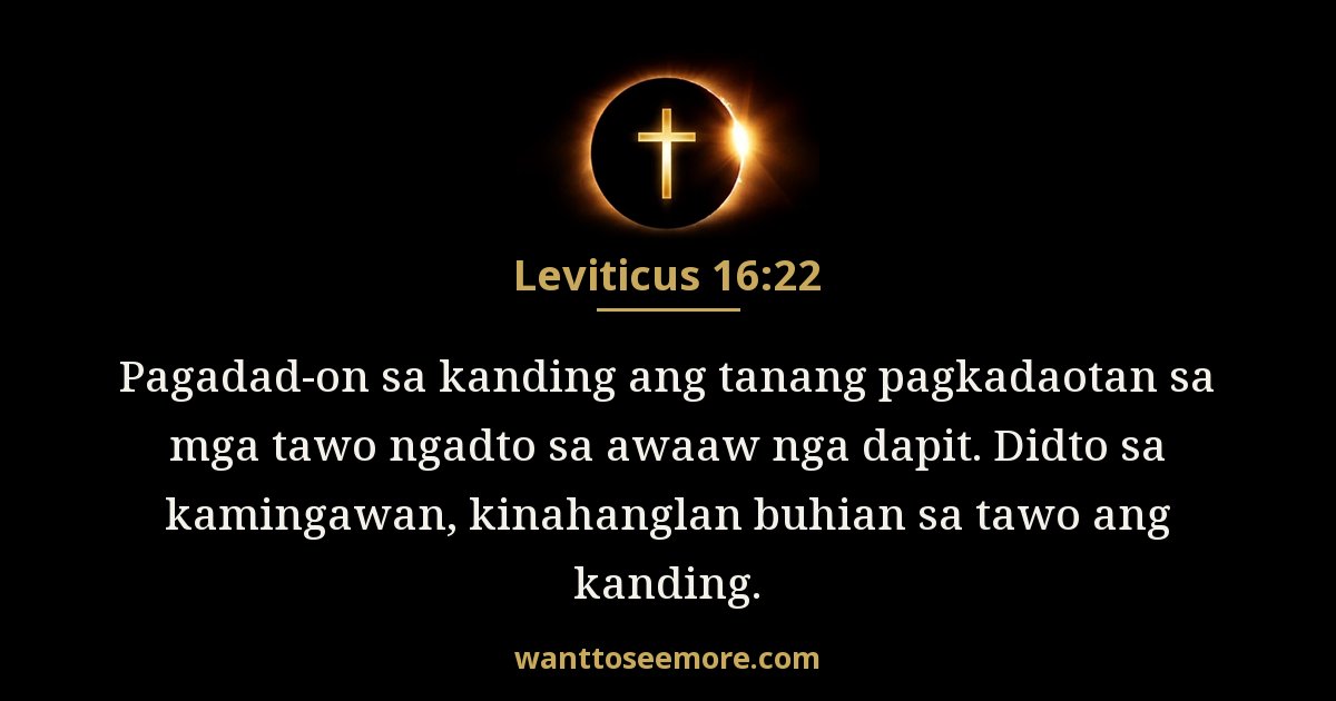 Leviticus 16:22