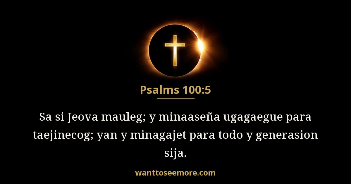 Psalms 100:5