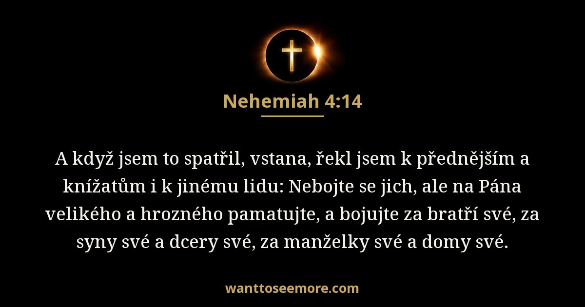 Nehemiah 4:14