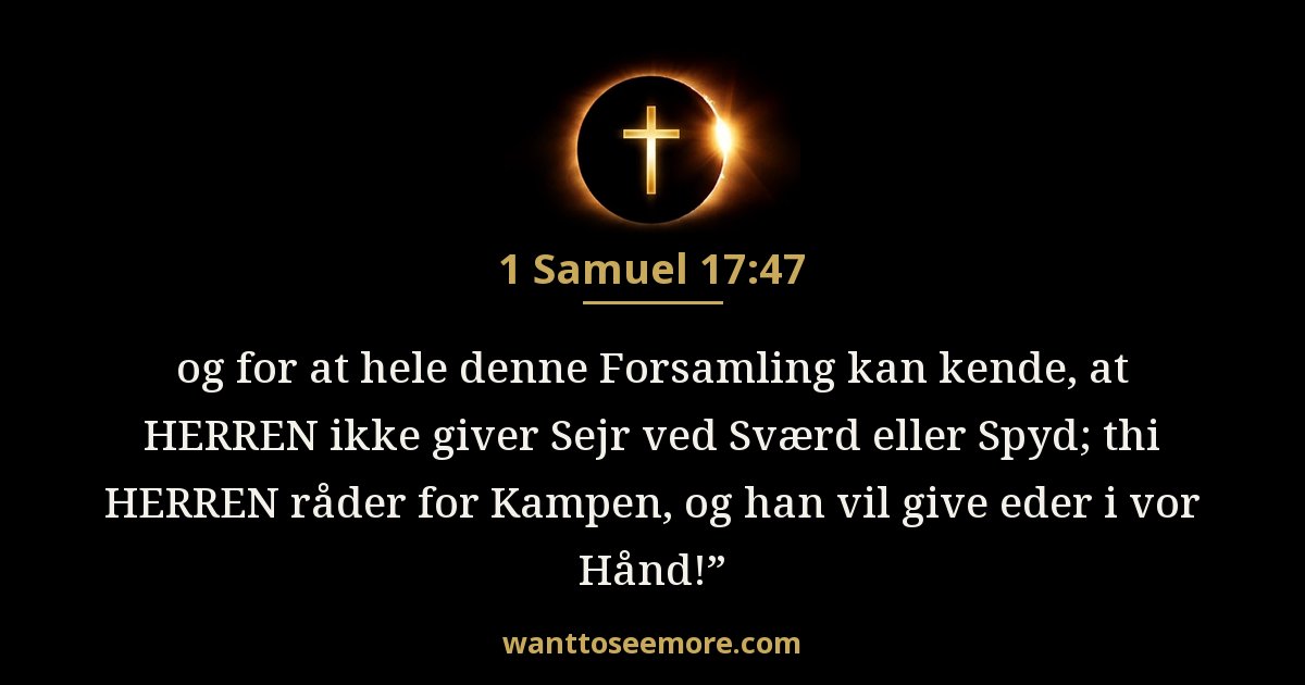1. Samuelsbog 17:47