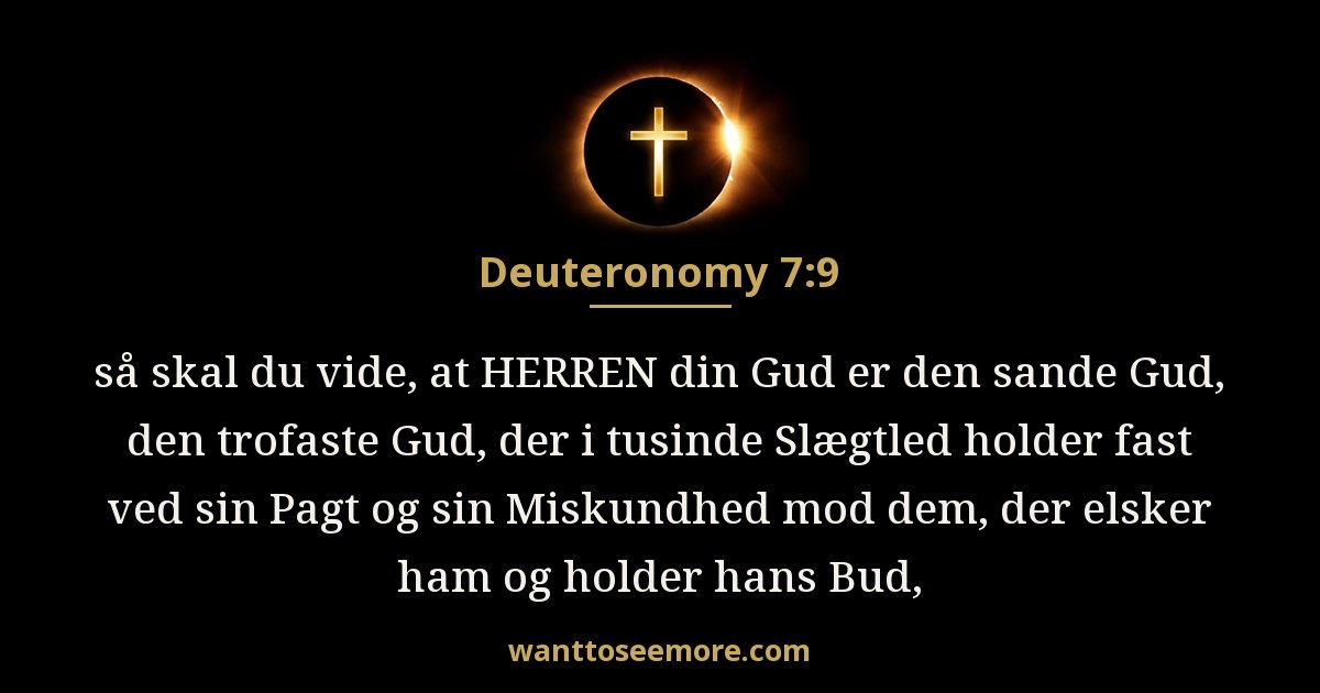 Deuteronomy 7:9