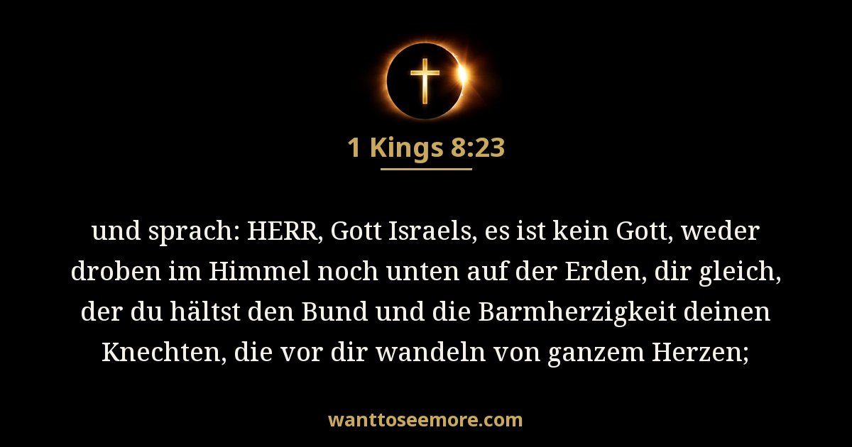 1. Könige 8:23