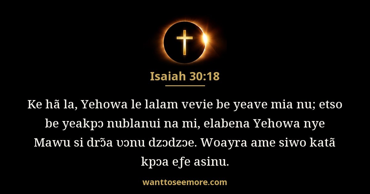 Isaiah 30:18