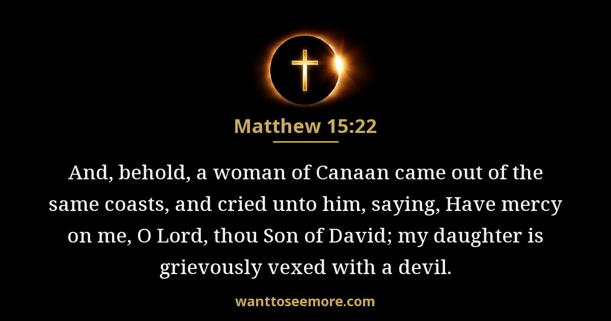 Matthew 15:22