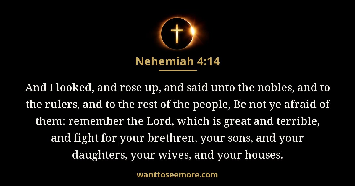 Nehemiah 4:14