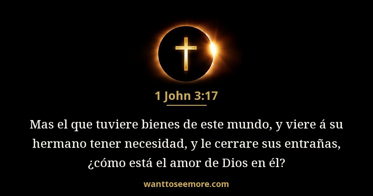 1 John 3:17
