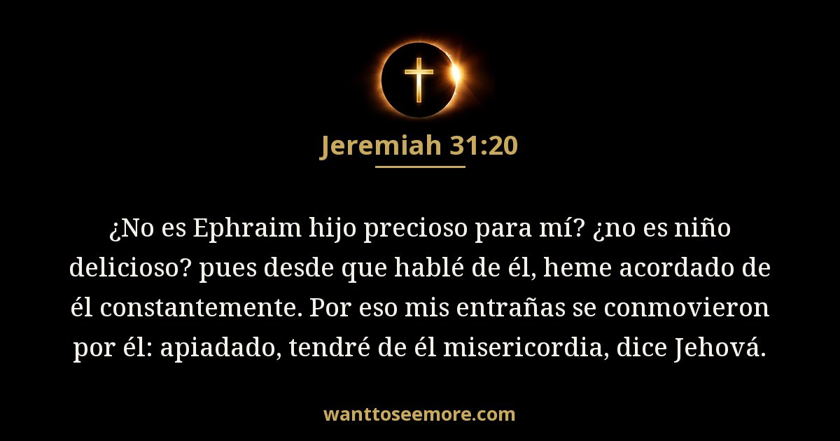 Jeremías 31:20