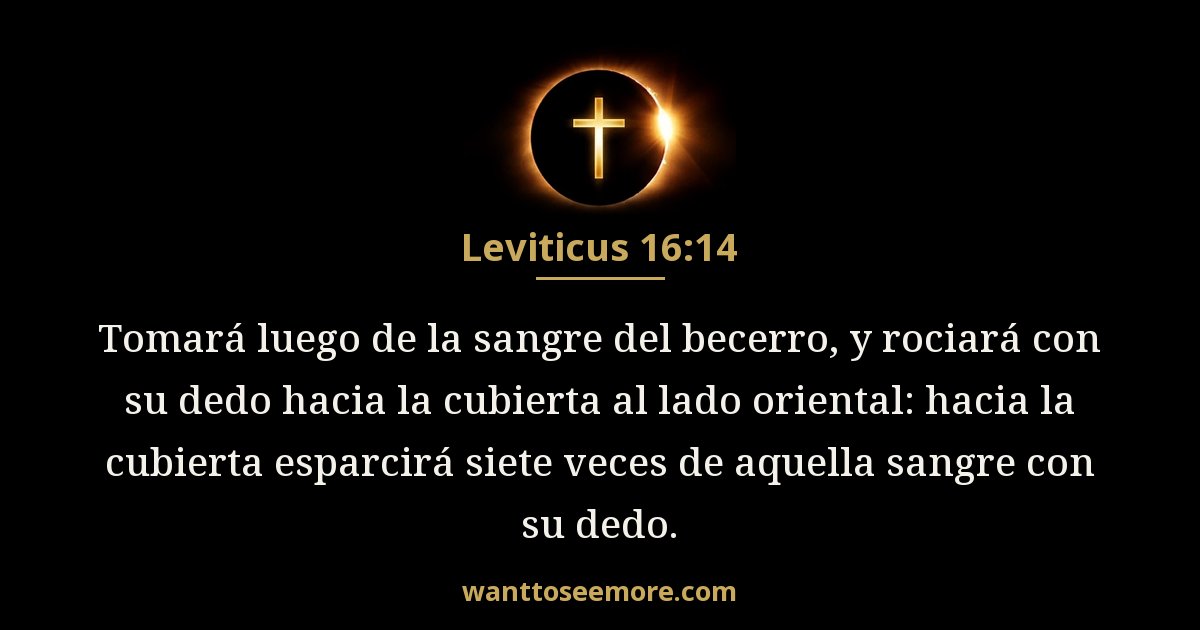 Leviticus 16:14