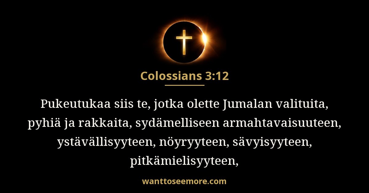 Kolossalaiskirje 3:12