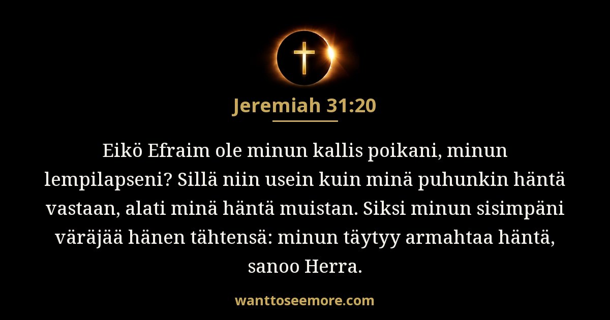 Jeremiah 31:20