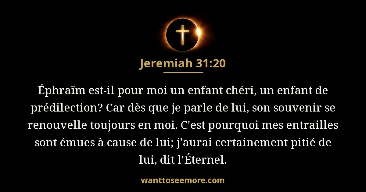 Jérémie 31:20