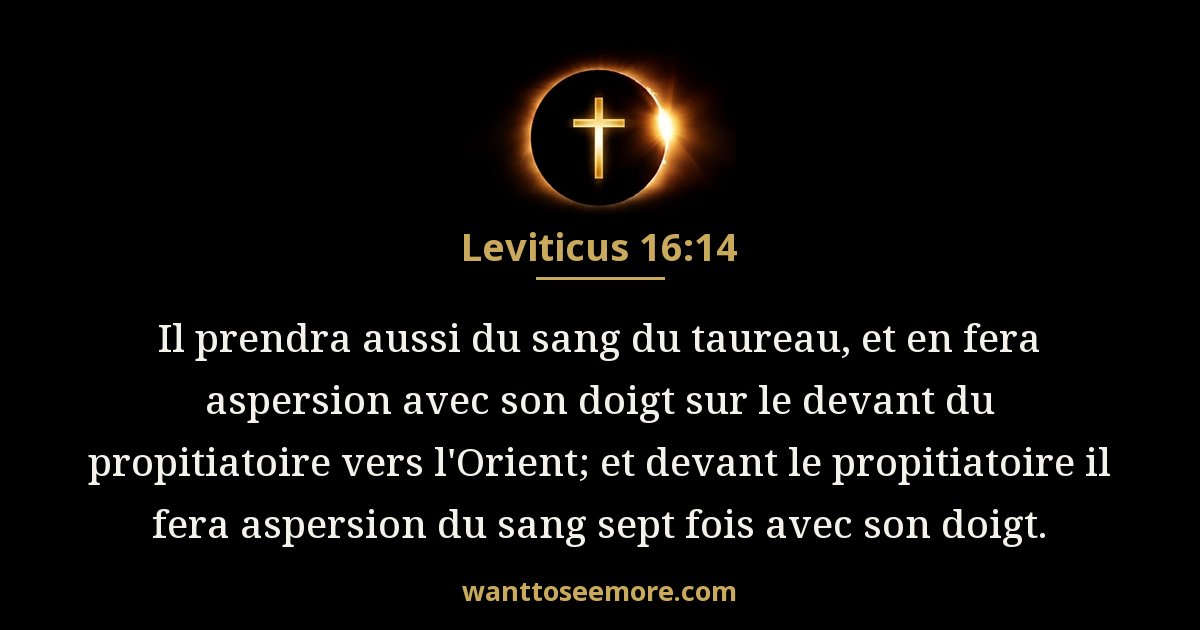 Leviticus 16:14