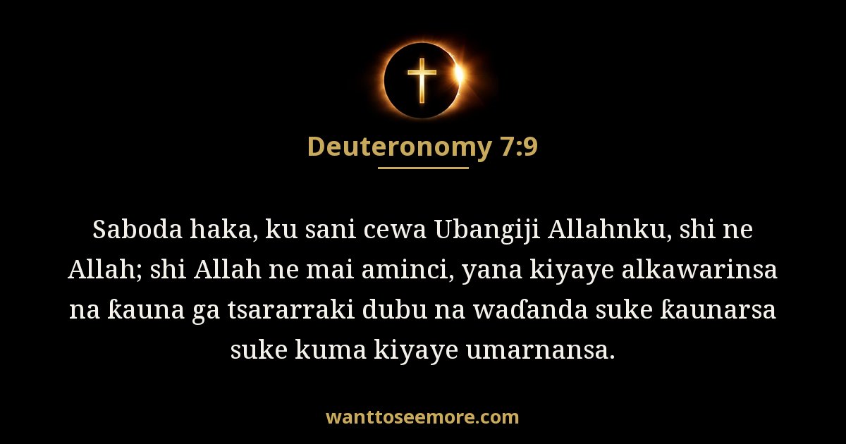 Deuteronomy 7:9
