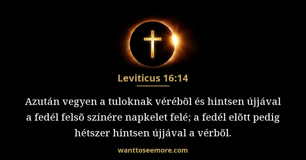 Leviticus 16:14