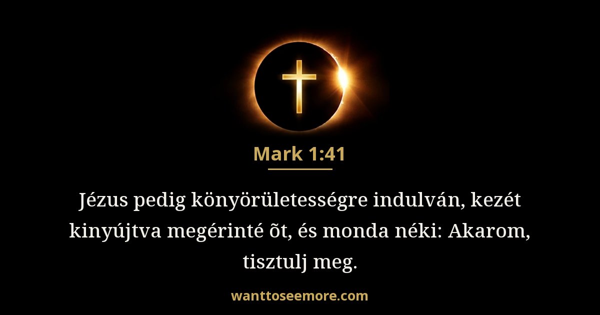 Márk 1:41