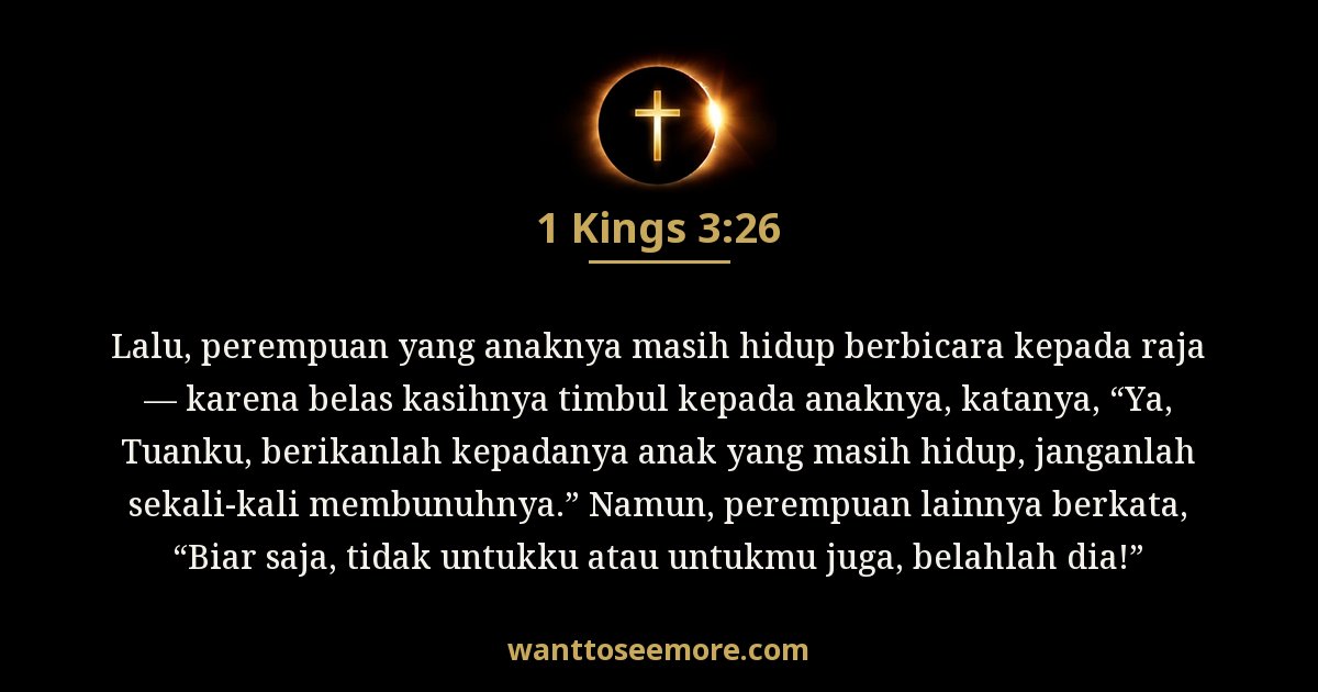 1 Kings 3:26