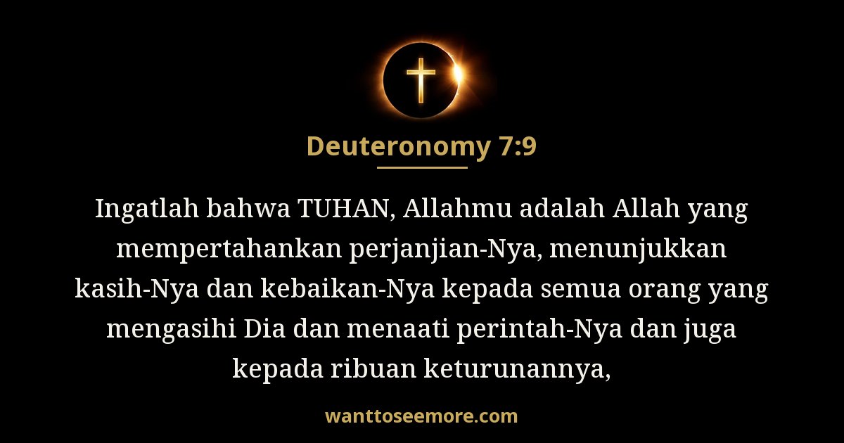 Deuteronomy 7:9