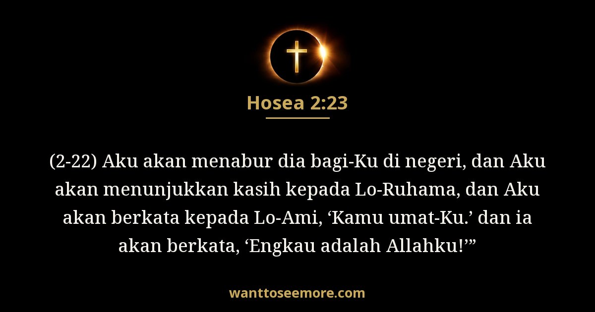 Hosea 2:23