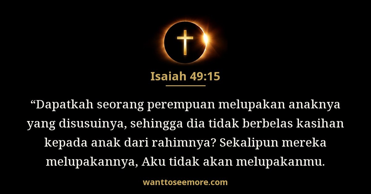 Isaiah 49:15