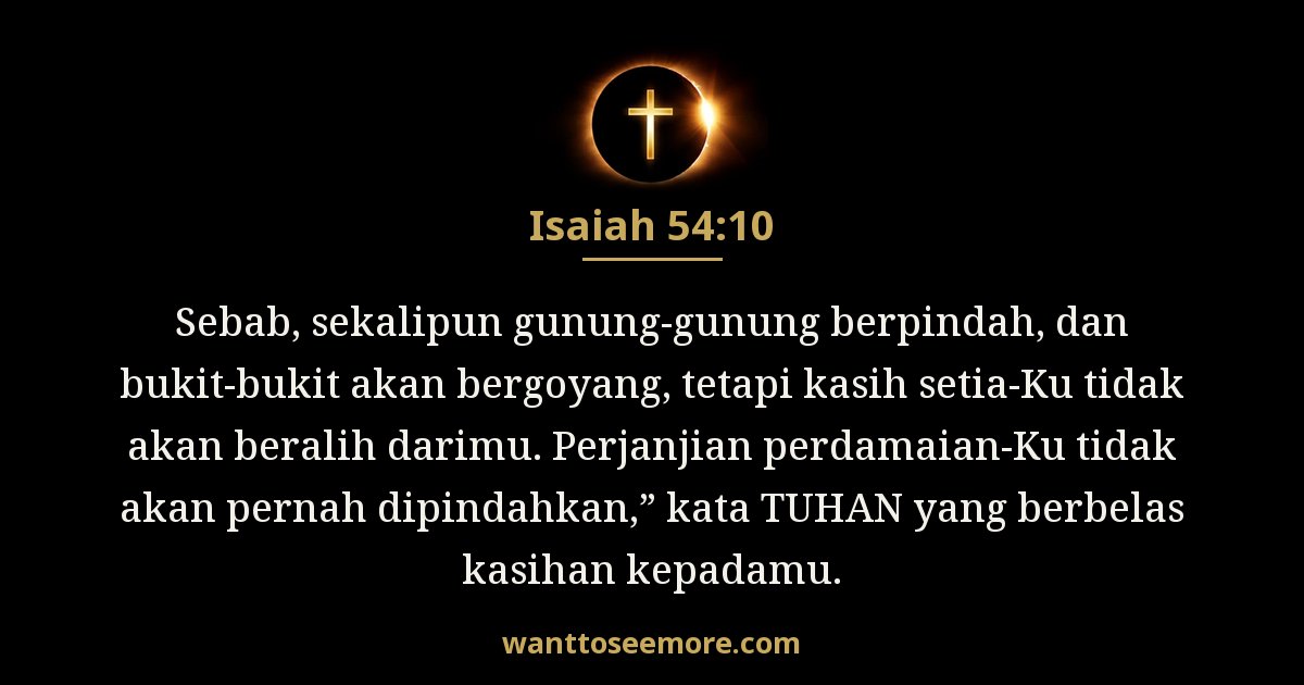 Isaiah 54:10