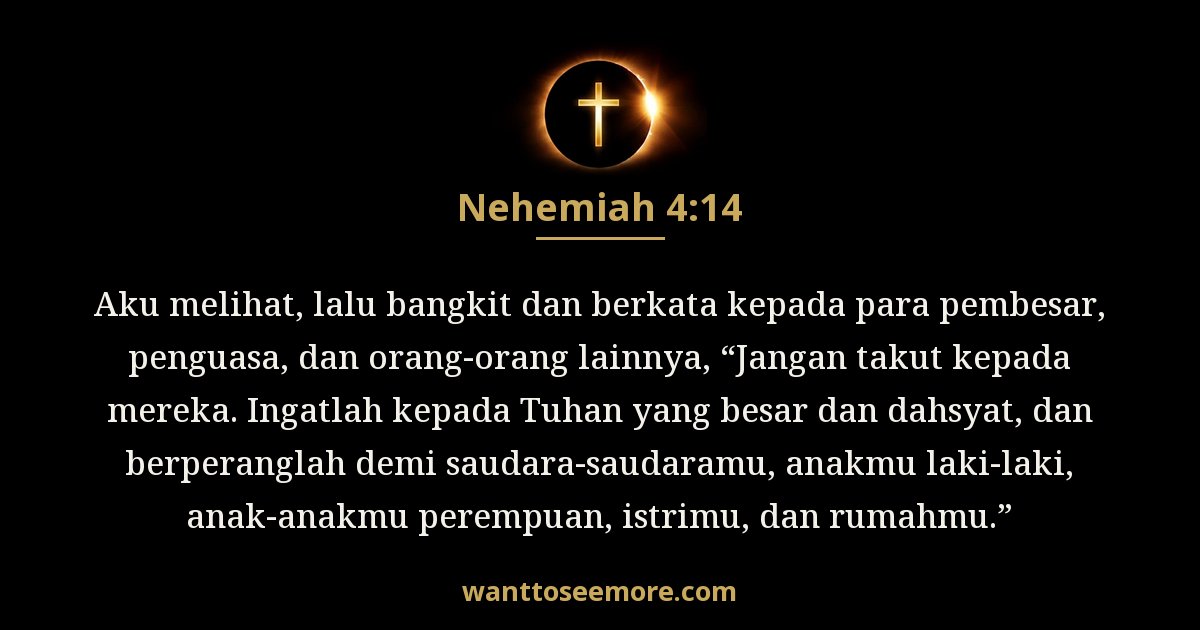 Nehemiah 4:14