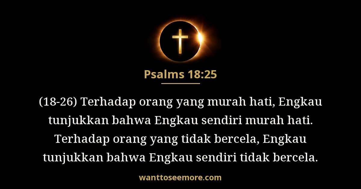 Mazmur 18:25